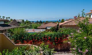 Villa traditionnelle espagnole à vendre avec vue sur la mer dans une urbanisation à l'est du centre de Marbella 44408 