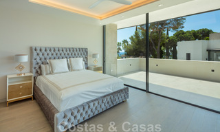 Impressionnante villa de luxe moderne avec vue imprenable sur la mer, à vendre dans une urbanisation recherchée de la Golden Mile de Marbella 44527 