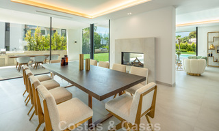 Impressionnante villa de luxe moderne avec vue imprenable sur la mer, à vendre dans une urbanisation recherchée de la Golden Mile de Marbella 44537 