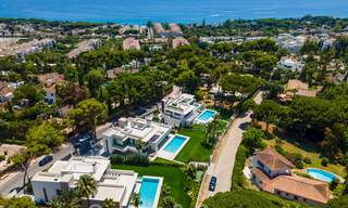 Impressionnante villa de luxe moderne avec vue imprenable sur la mer, à vendre dans une urbanisation recherchée de la Golden Mile de Marbella 44548 
