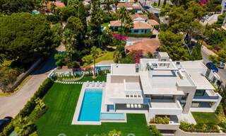 Impressionnante villa de luxe moderne avec vue imprenable sur la mer, à vendre dans une urbanisation recherchée de la Golden Mile de Marbella 44549 