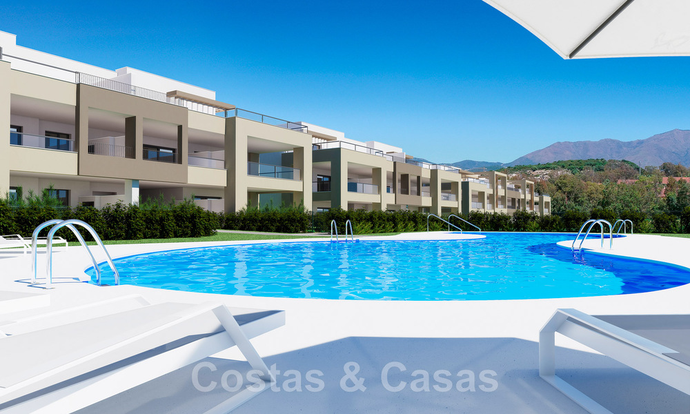 Nouveaux appartements de luxe contemporains à vendre avec vue sur la mer, à quelques pas de la plage de Casares, Costa del Sol 44509