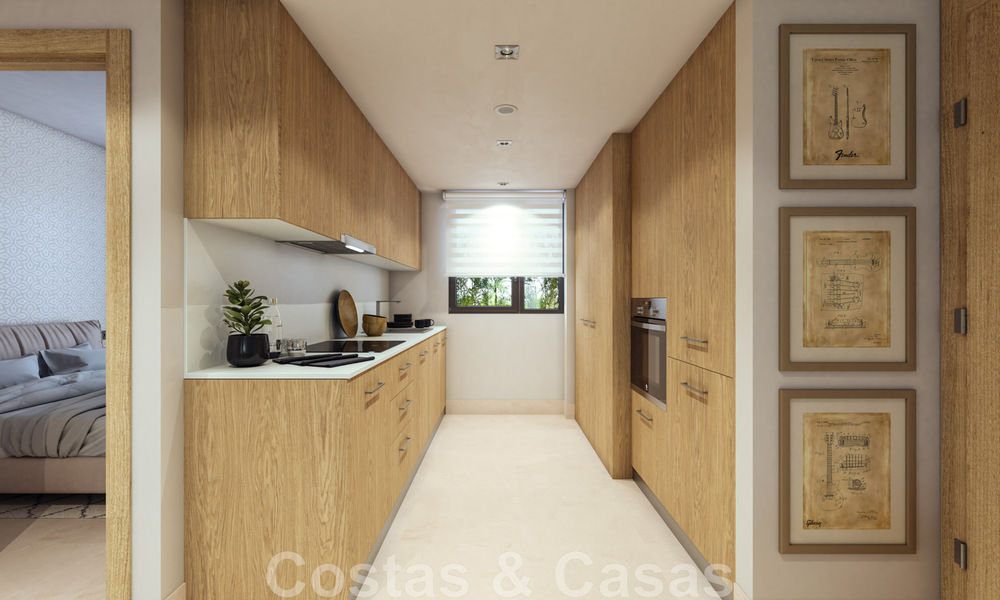 Nouveaux appartements de luxe contemporains à vendre avec vue sur la mer, à quelques pas de la plage de Casares, Costa del Sol 44514