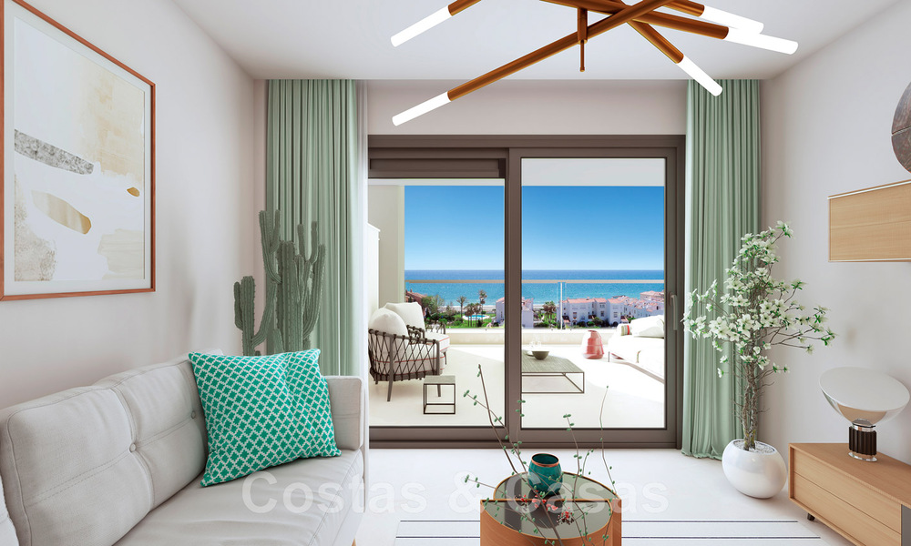 Nouveaux appartements de luxe contemporains à vendre avec vue sur la mer, à quelques pas de la plage de Casares, Costa del Sol 44523