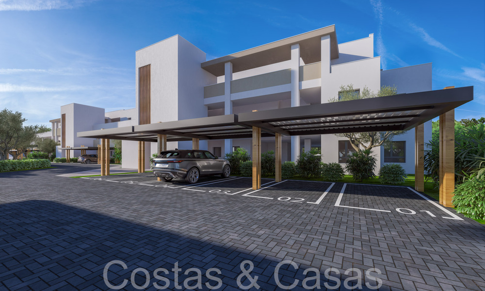 Nouveaux appartements de luxe contemporains à vendre avec vue sur la mer, à quelques pas de la plage de Casares, Costa del Sol 66734