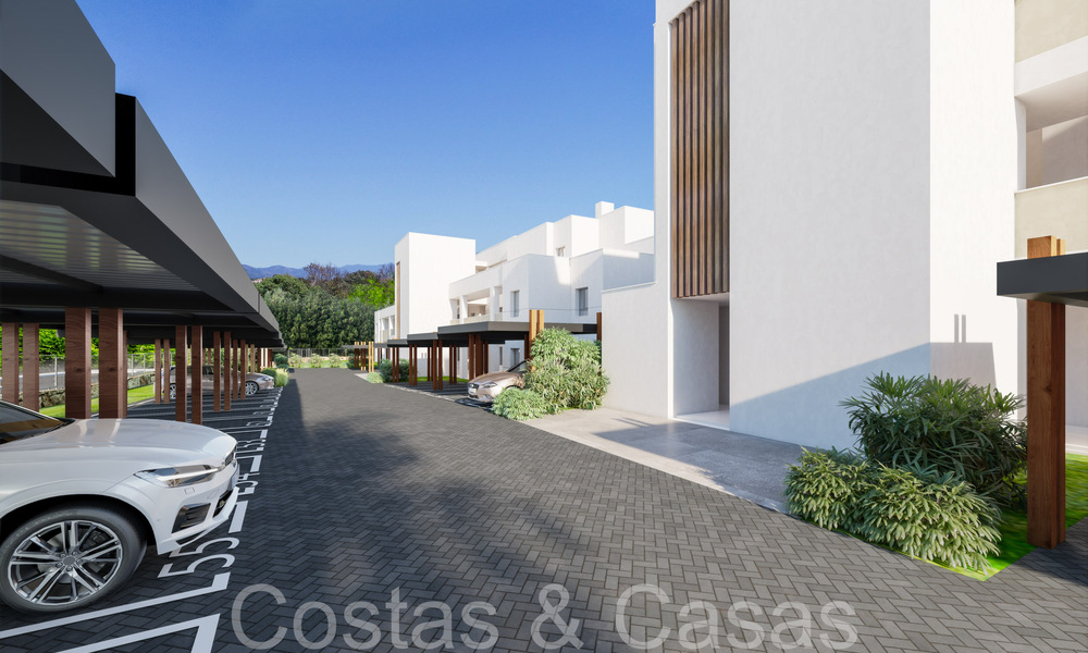 Nouveaux appartements de luxe contemporains à vendre avec vue sur la mer, à quelques pas de la plage de Casares, Costa del Sol 66735