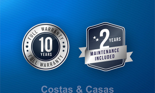 Villa avant-gardiste au style moderne à vendre, en première ligne de la mer à Mijas Costa, Costa del Sol 44461 