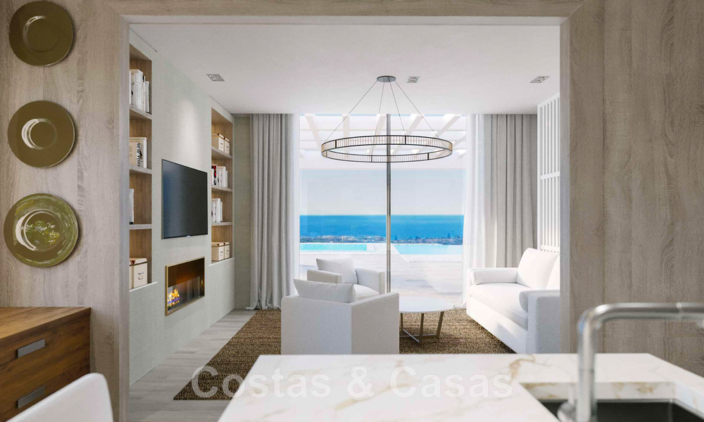 Vente d'une imposante villa méditerranéenne de luxe de style Ibiza, située dans un quartier résidentiel très recherché au cœur de Nueva Andalucia, à Marbella 44628