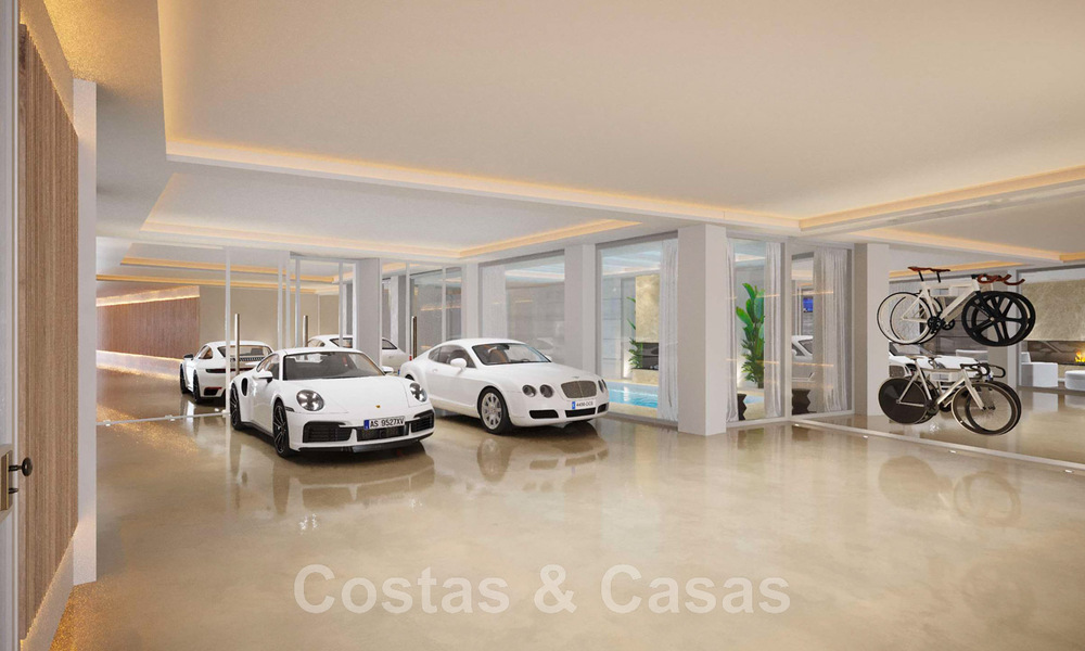 Vente d'une imposante villa méditerranéenne de luxe de style Ibiza, située dans un quartier résidentiel très recherché au cœur de Nueva Andalucia, à Marbella 44633