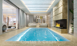 Vente d'une imposante villa méditerranéenne de luxe de style Ibiza, située dans un quartier résidentiel très recherché au cœur de Nueva Andalucia, à Marbella 44635 