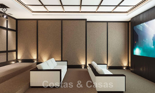 Vente d'une imposante villa méditerranéenne de luxe de style Ibiza, située dans un quartier résidentiel très recherché au cœur de Nueva Andalucia, à Marbella 44636 