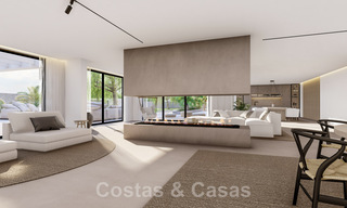 Sublime villa de luxe à vendre sur un grand terrain, à l'architecture méditerranéenne, proche de la plage sur le nouveau Golden Mile entre Marbella et Estepona 44962 