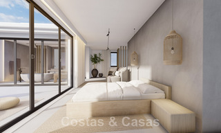 Sublime villa de luxe à vendre sur un grand terrain, à l'architecture méditerranéenne, proche de la plage sur le nouveau Golden Mile entre Marbella et Estepona 44963 