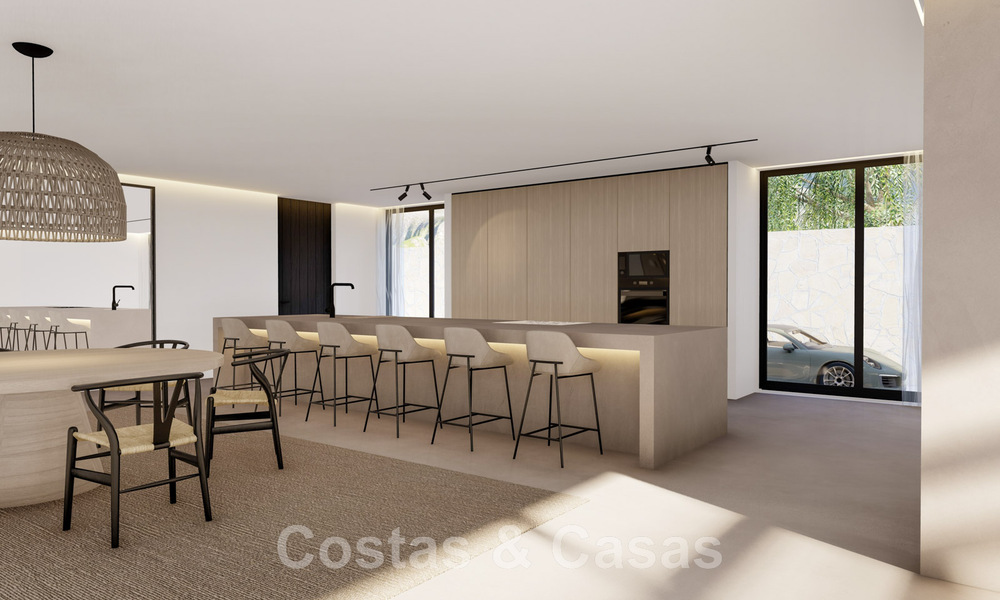 Sublime villa de luxe à vendre sur un grand terrain, à l'architecture méditerranéenne, proche de la plage sur le nouveau Golden Mile entre Marbella et Estepona 44967