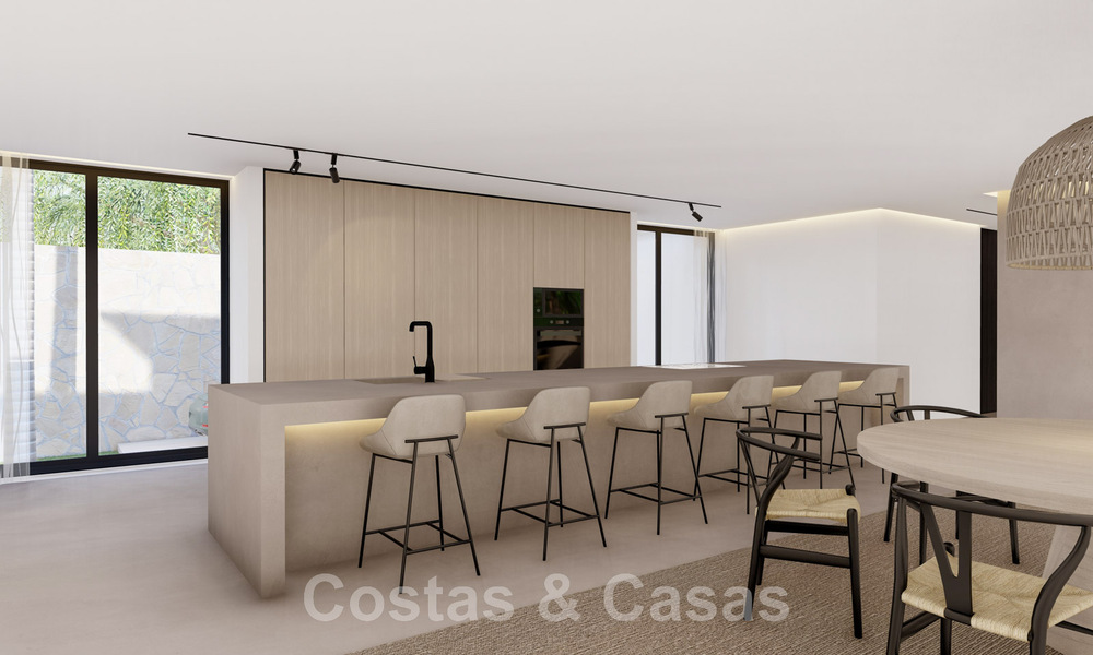 Sublime villa de luxe à vendre sur un grand terrain, à l'architecture méditerranéenne, proche de la plage sur le nouveau Golden Mile entre Marbella et Estepona 44968