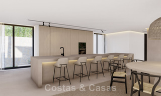 Sublime villa de luxe à vendre sur un grand terrain, à l'architecture méditerranéenne, proche de la plage sur le nouveau Golden Mile entre Marbella et Estepona 44968 