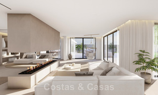 Sublime villa de luxe à vendre sur un grand terrain, à l'architecture méditerranéenne, proche de la plage sur le nouveau Golden Mile entre Marbella et Estepona 44970 