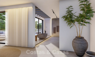 Sublime villa de luxe à vendre sur un grand terrain, à l'architecture méditerranéenne, proche de la plage sur le nouveau Golden Mile entre Marbella et Estepona 44972 