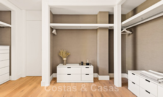 Villa moderne prête à être emménagée, à vendre, en première ligne de golf avec vue imprenable sur la mer à Marbella Est 45013 