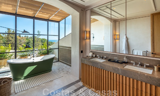 Superbe villa de design à vendre dans l'un des quartiers les plus recherchés de la Golden Mile de Marbella, avec vue sur la mer 45965 