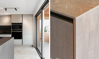 Penthouse duplex moderne et rénové, avec vue panoramique sur la mer, dans un complexe sécurisé 24h/24 à Nueva Andalucia, Marbella 45377 