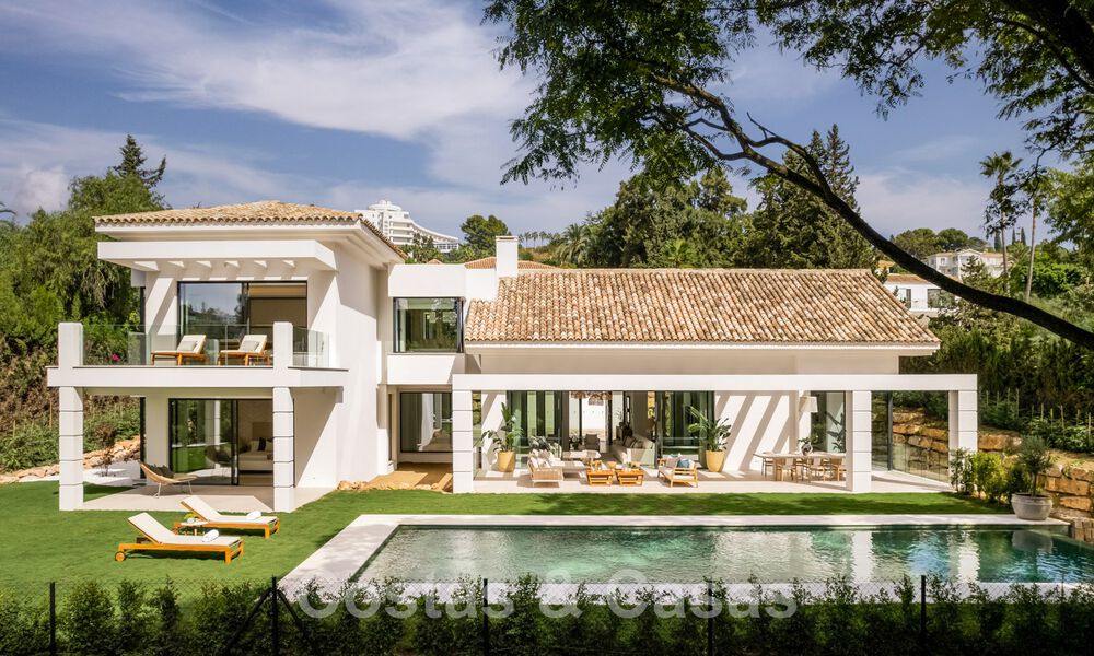 Vente d'une villa design espagnole en prévente, à quelques pas du terrain de golf de Marbella - Benahavis 45470