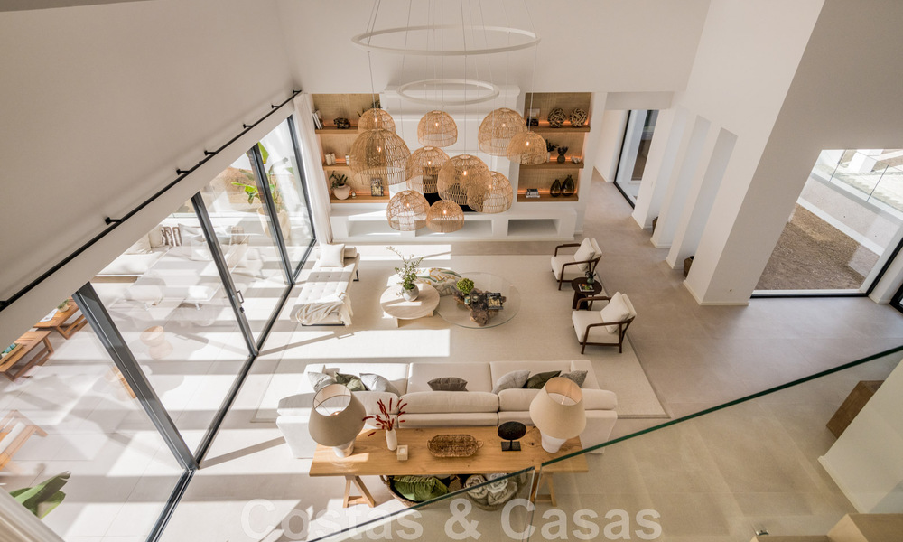 Vente d'une villa design espagnole en prévente, à quelques pas du terrain de golf de Marbella - Benahavis 45500