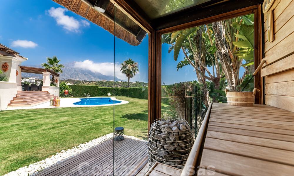Spacieuse villa de luxe à vendre, de style andalou, située en hauteur à Nueva Andalucia, Marbella 45139