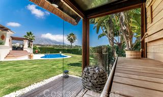 Spacieuse villa de luxe à vendre, de style andalou, située en hauteur à Nueva Andalucia, Marbella 45139 