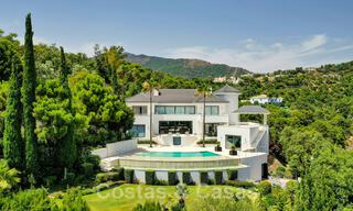 Villa contemporaine de luxe à vendre avec vue sur la mer dans la urbanisation la plus exclusive La Zagaleta à Benahavis - Marbella 45154 