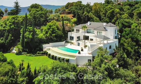 Villa contemporaine de luxe à vendre avec vue sur la mer dans la urbanisation la plus exclusive La Zagaleta à Benahavis - Marbella 45162
