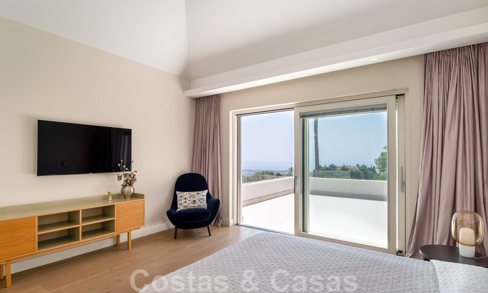 Villa contemporaine de luxe à vendre avec vue sur la mer dans la urbanisation la plus exclusive La Zagaleta à Benahavis - Marbella 45177