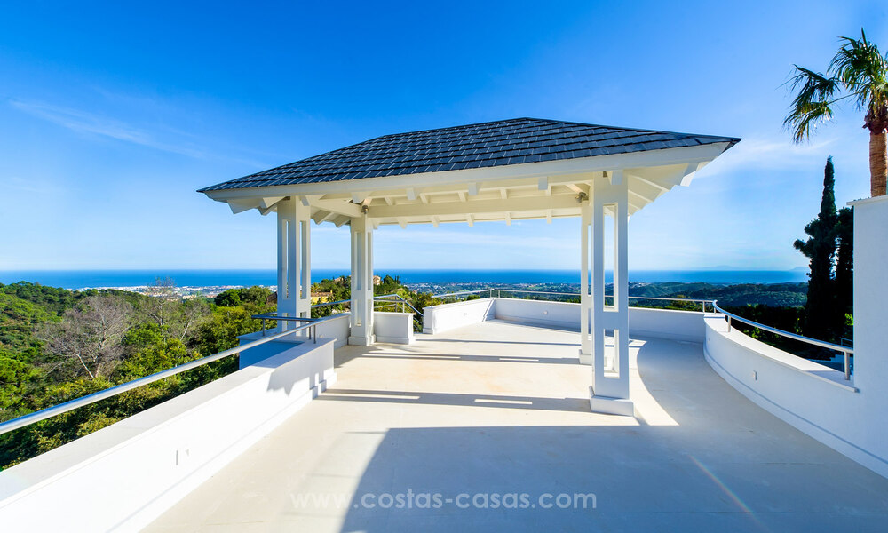 Villa contemporaine de luxe à vendre avec vue sur la mer dans la urbanisation la plus exclusive La Zagaleta à Benahavis - Marbella 45223