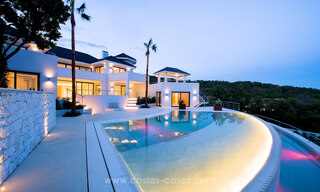 Villa contemporaine de luxe à vendre avec vue sur la mer dans la urbanisation la plus exclusive La Zagaleta à Benahavis - Marbella 45229 