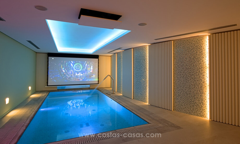 Villa contemporaine de luxe à vendre avec vue sur la mer dans la urbanisation la plus exclusive La Zagaleta à Benahavis - Marbella 45234