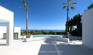 Villa contemporaine de luxe à vendre avec vue sur la mer dans la urbanisation la plus exclusive La Zagaleta à Benahavis - Marbella 45244 