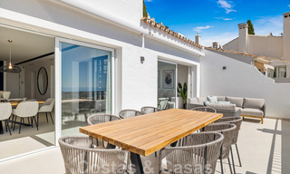 Spacieux penthouse de luxe entièrement rénové à vendre avec vue sur la mer à Benahavis - Marbella 45283 