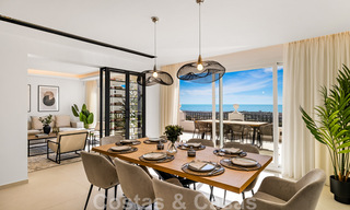 Spacieux penthouse de luxe entièrement rénové à vendre avec vue sur la mer à Benahavis - Marbella 45305 