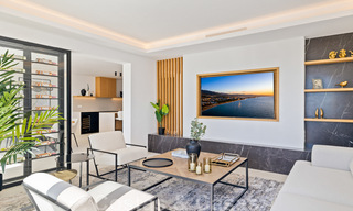 Spacieux penthouse de luxe entièrement rénové à vendre avec vue sur la mer à Benahavis - Marbella 45311 