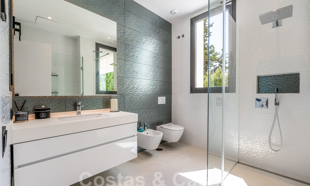 Nouvelle villa design moderniste à vendre avec vue panoramique, située sur la nouvelle Golden Mile de Marbella - Benahavis 53641