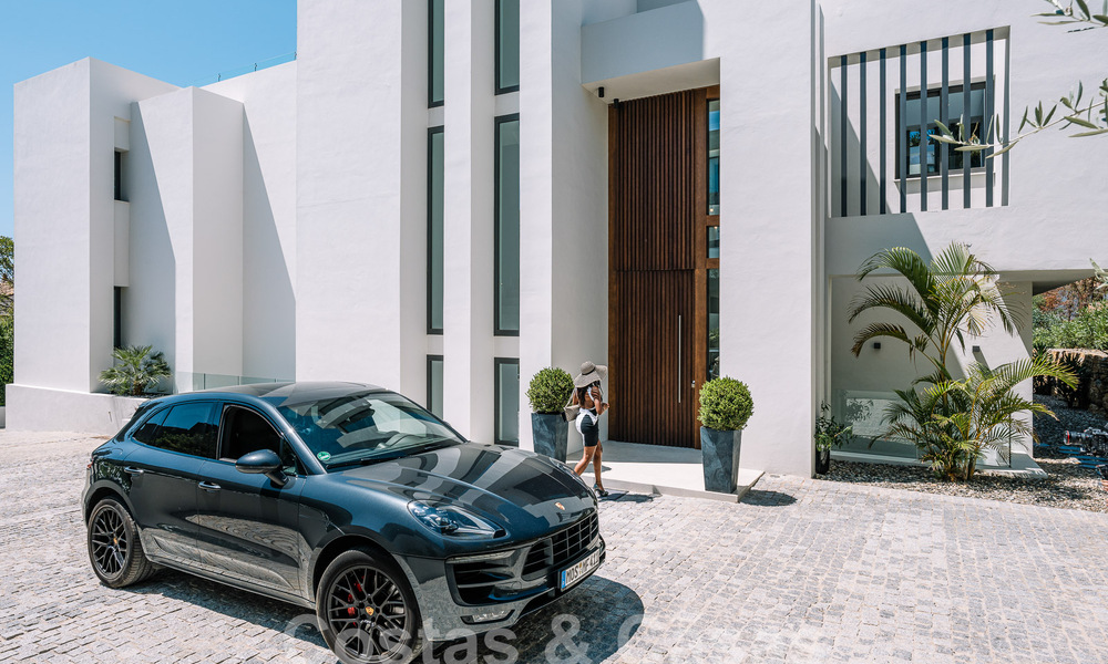 Nouvelle villa design moderniste à vendre avec vue panoramique, située sur la nouvelle Golden Mile de Marbella - Benahavis 53644