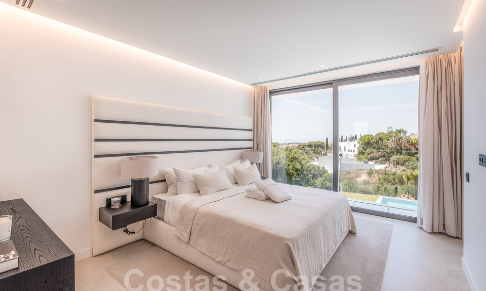 Nouvelle villa design moderniste à vendre avec vue panoramique, située sur la nouvelle Golden Mile de Marbella - Benahavis 53649