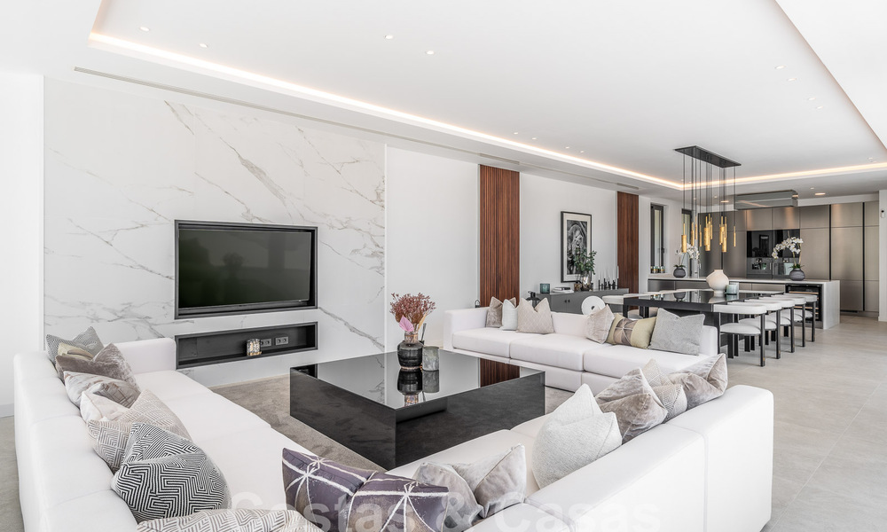 Nouvelle villa design moderniste à vendre avec vue panoramique, située sur la nouvelle Golden Mile de Marbella - Benahavis 53653