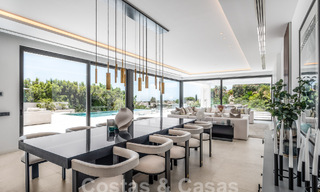 Nouvelle villa design moderniste à vendre avec vue panoramique, située sur la nouvelle Golden Mile de Marbella - Benahavis 53655 