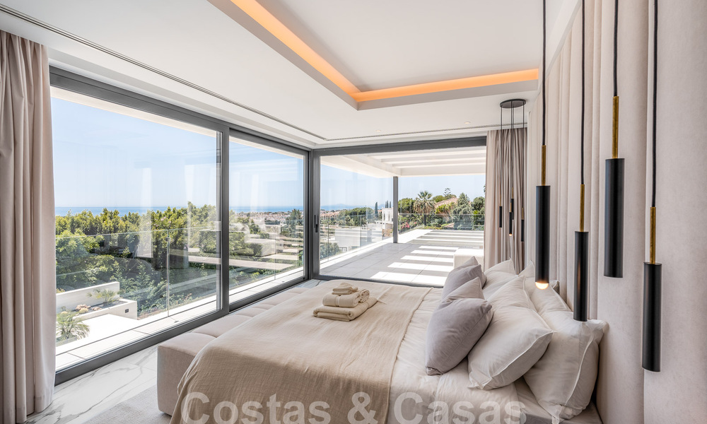 Nouvelle villa design moderniste à vendre avec vue panoramique, située sur la nouvelle Golden Mile de Marbella - Benahavis 53656
