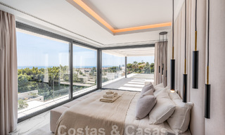 Nouvelle villa design moderniste à vendre avec vue panoramique, située sur la nouvelle Golden Mile de Marbella - Benahavis 53656 