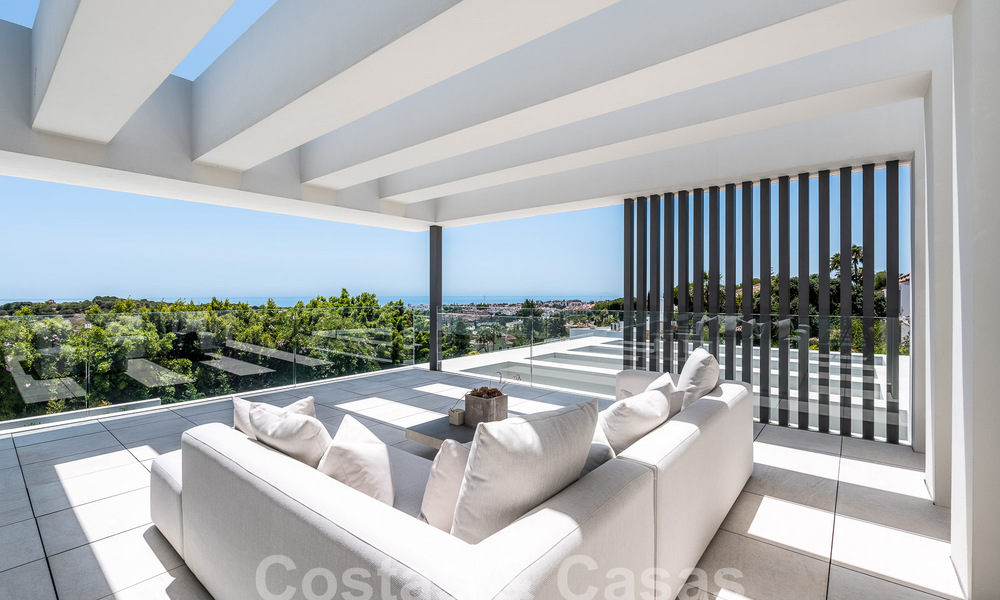 Nouvelle villa design moderniste à vendre avec vue panoramique, située sur la nouvelle Golden Mile de Marbella - Benahavis 53661