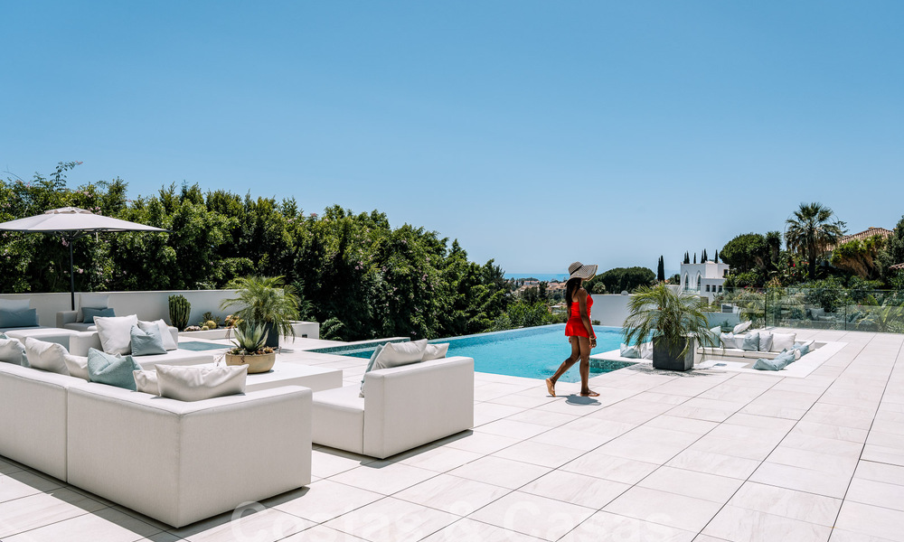 Nouvelle villa design moderniste à vendre avec vue panoramique, située sur la nouvelle Golden Mile de Marbella - Benahavis 53664