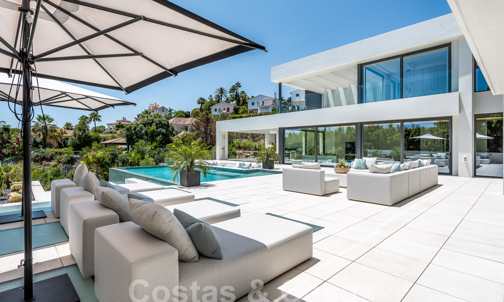 Nouvelle villa design moderniste à vendre avec vue panoramique, située sur la nouvelle Golden Mile de Marbella - Benahavis 53669