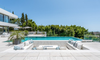 Nouvelle villa design moderniste à vendre avec vue panoramique, située sur la nouvelle Golden Mile de Marbella - Benahavis 53671 